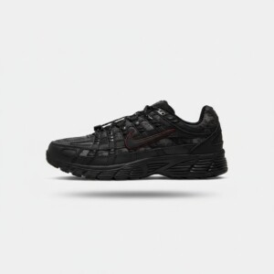 Sneakersy damskie Nike P-6000 Black Burgundy Crush, cholewka siatka i materiał tekstylny, podeszwa pianka, czarno bordowe, HQ4054-001
