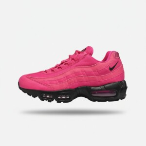 Sneakersy Nike Air Max 95 OG, Big Bubble Fireberry, zamsz i tkanina, amortyzacja Max Air, męskie II7632-600