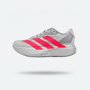 Sneakersy Adidas Adizero Evo SL, Silver Metallic Lucid Red, siatka, piana Lightstrike Pro, unisex, KI3383