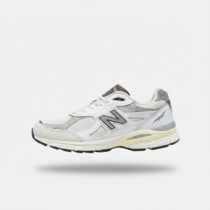 Sneakersy New Balance 990 AL3, Sea Salt Rain Cloud, zamsz, siatka, skóra naturalna, amortyzacja Encap, unisex M990AL3