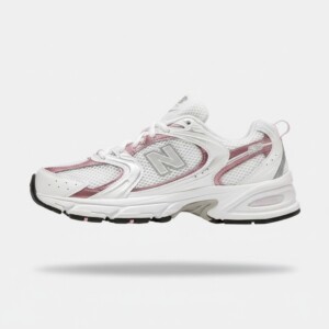 Sneakersy New Balance 530 White Pink, siatka i syntetyk, konstrukcja unisex, kolorystyka biało różowa, MR530PK