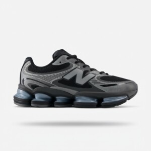 Sneakersy New Balance Abzorb 2000 Black Grey, unisex, skóra i materiał tekstylny, guma, pianka, czarno-grafitowe U20008LL