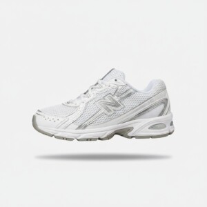 Sneakersy unisex New Balance 740v2 White Silver Reflection, siatka, amortyzacja piety Abzorb U740WM2