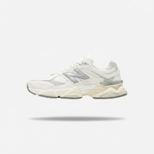 Sneakersy New Balance 9060 Sea Salt White, unisex, zamsz, siatka, szary, beżowy, amortyzacja abzorb i sbs, podeszwa guma U9060ECA